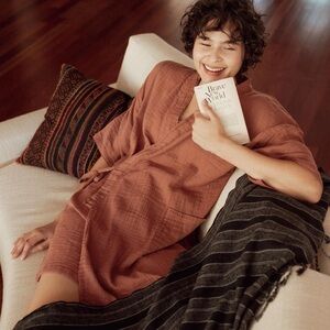 Oddbird Selin Sleep/Play Dress in Canyon Rose